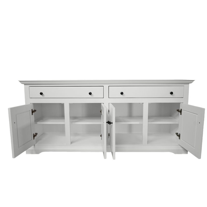 Buffet Savannah, Blanc brillant, H 31 po x l 70 po x P 18 po