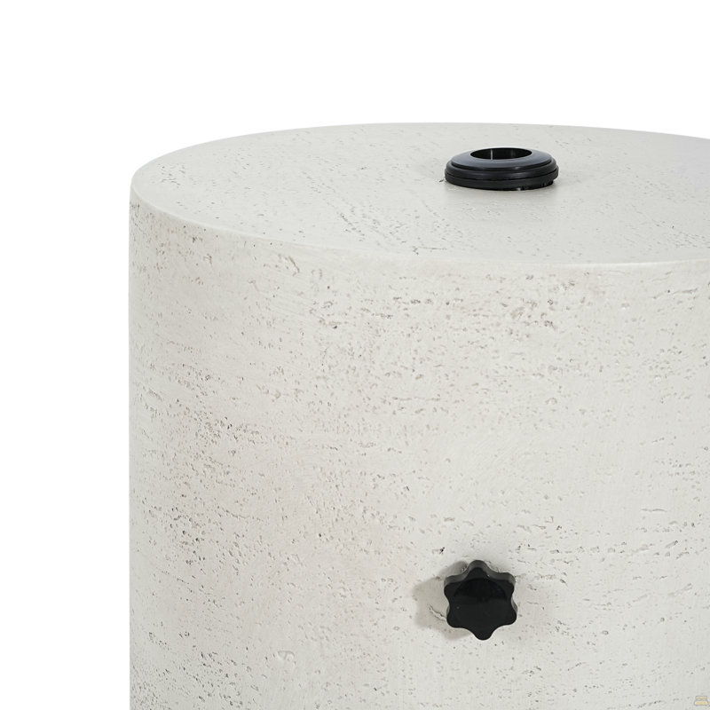 Oudoor Patio Mgo Side Table Umbrella Base