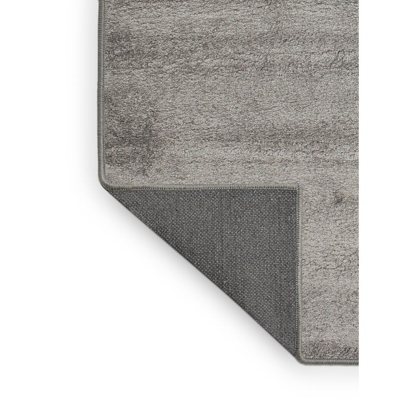 Tapis gris / noir Adells, Rectangle 5 pi x 7 pi