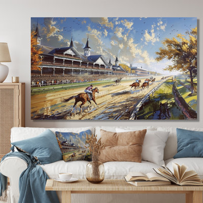 Margrie - Art mural de course de chevaux