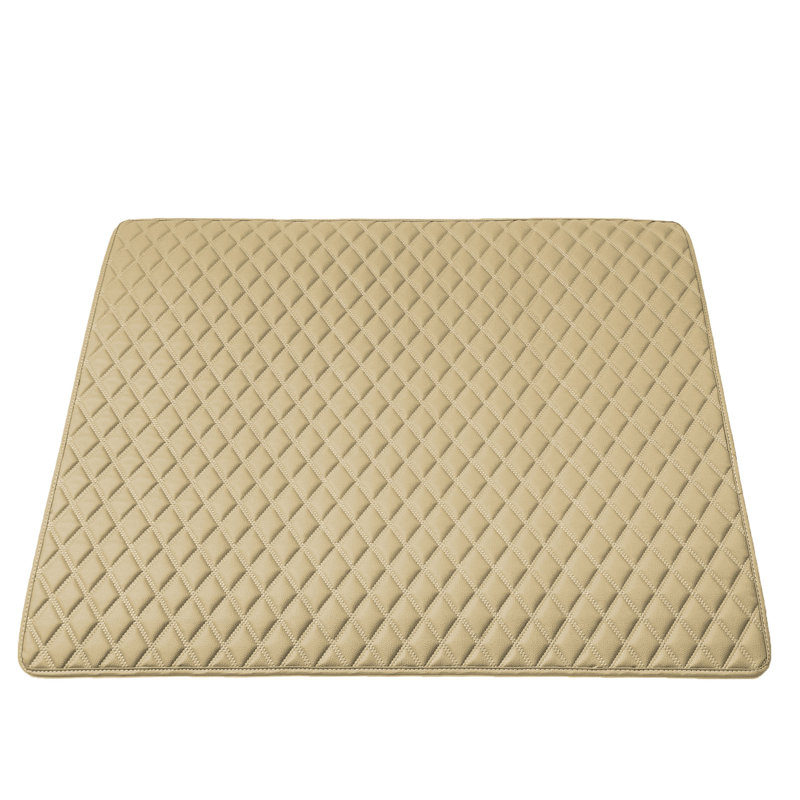 Tapis de porte antidérapant Odoms, Beige, L 46 po x l 40 po