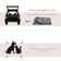Collapsible Vehicle Travel Carrier,Carrier with 3 Doors
