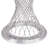 Ase Round Glass Top Metal Base Dining Table