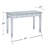 Loneta Mirrored Glass Writing Desk