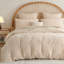 Ensemble de housse de couette en microfibre W-NNRJHAX-BG-106007562