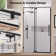 44-48" W x 74" H Pivot Swing Shower Door with 1/4" Clear Tempered Glass