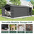 Secure Metal Carport Shelter Durable Steel Weatherproof Garage For Vehicle And Tools