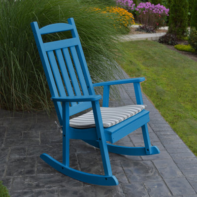 Chaise berçante de porche classique Aaliayh