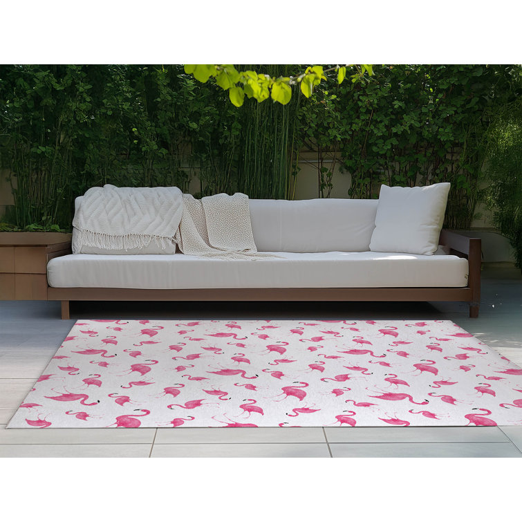 Tapis d'extérieur Summer Flamingo