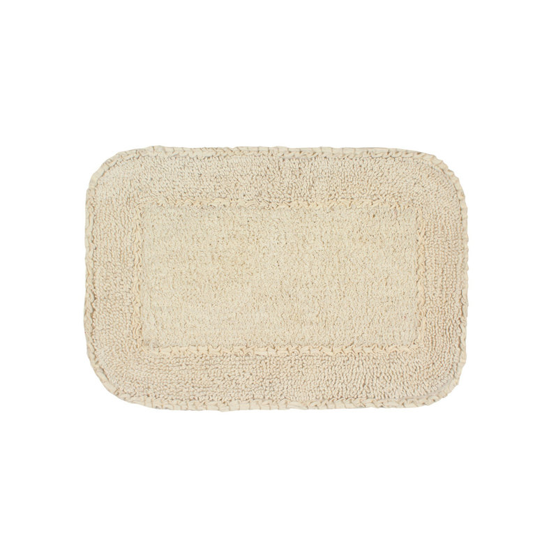 Maytham Bath Rug, Ivory, Rectangle - 17" W x 24" L