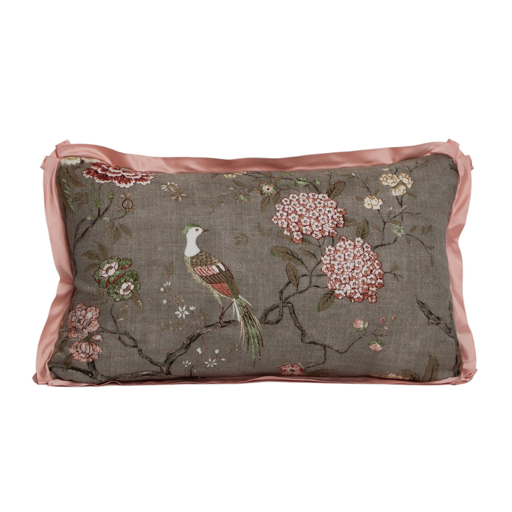 PillowVisionnaire Oriental Bird Signature Butterfly Flange Accent