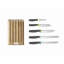 Elevate Bamboo 5-Piece Knife Block Set