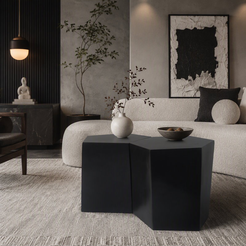 Coffee Table Set, Black