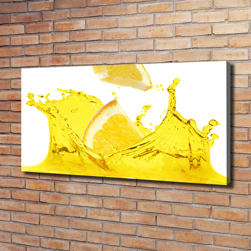 Lemon Slices - Wrapped Canvas Print
