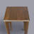 100% American Hardwood Square Stackable Stool 2-Pc Set