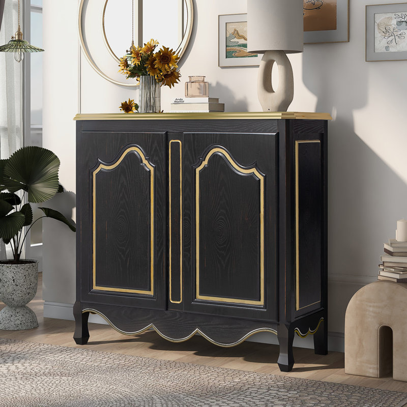 Buffet 45,3 po Gelica, Noir