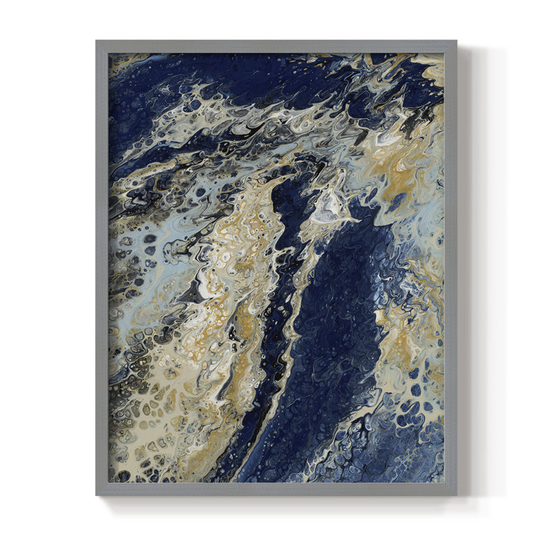C39, reproduction encadrée - bois massif, Gris, H 30 po x l 24 po