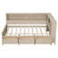 Daybed with Storage Shelves and Drawers-120022876