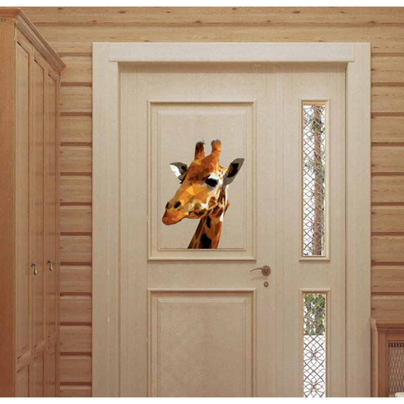 Animals Wall Decal, 10" H x 13" W