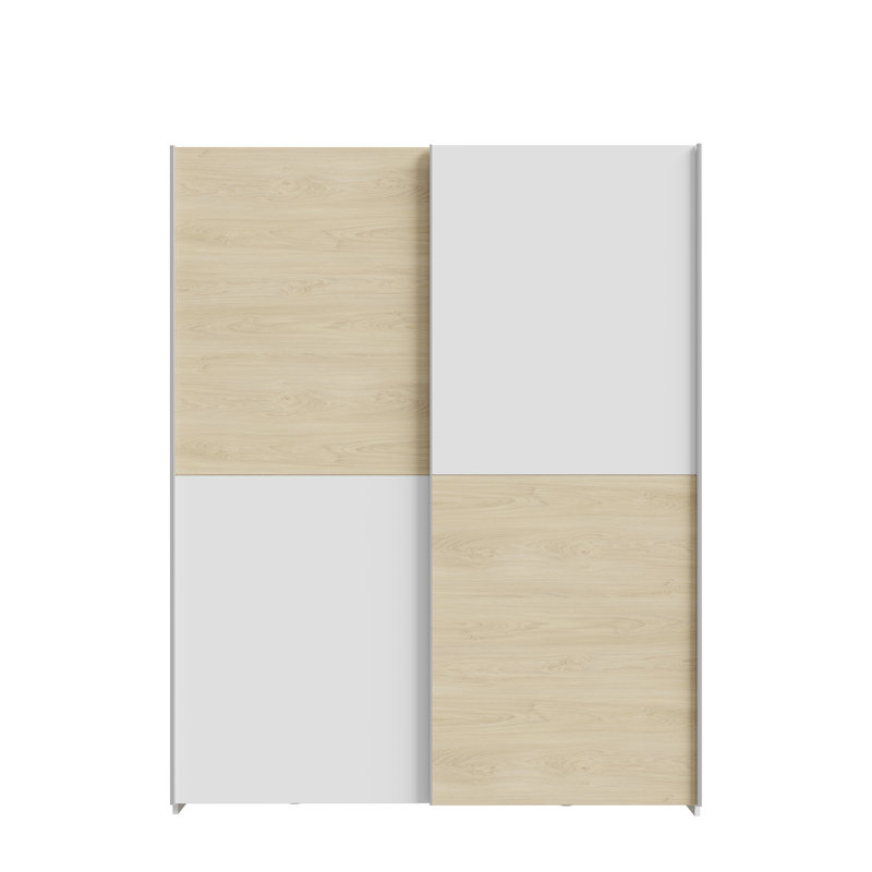 Myrtil 2 Door Wardrobe, 190cm H x 150cm W x 61cm D