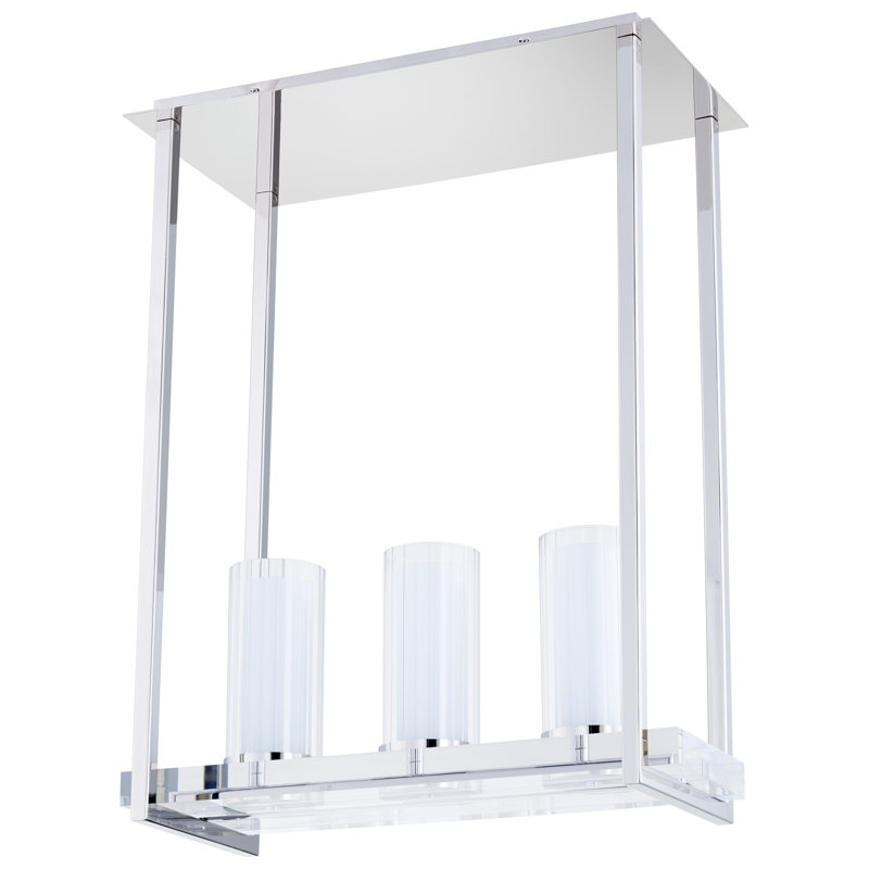 Orion 3 - Light Kitchen Island Pendant, Polished Nickel