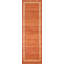 Orange Gabbeh  Wool Runner Rug 3x9