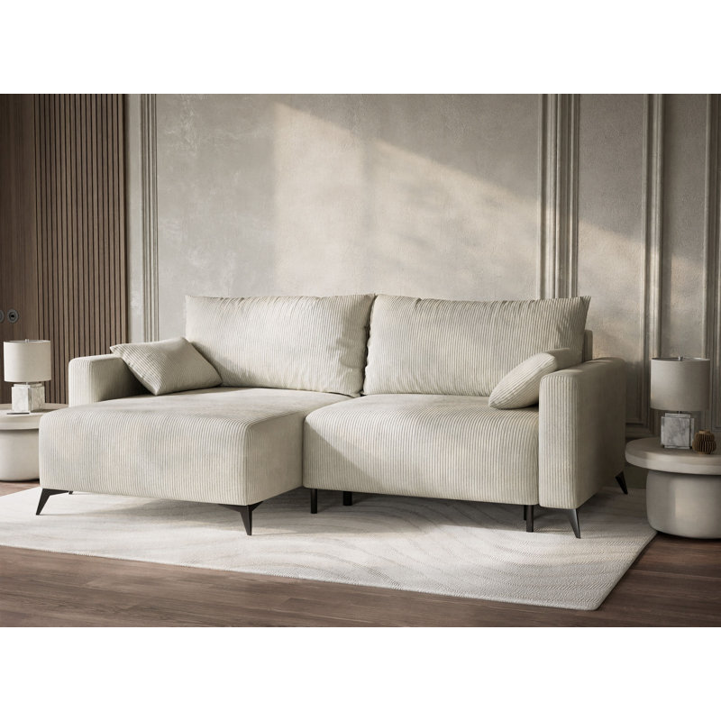 3 Seater Reclining Corner Sofa with Storage, Right Hand Facing, Dark Green Polyester/Chenille