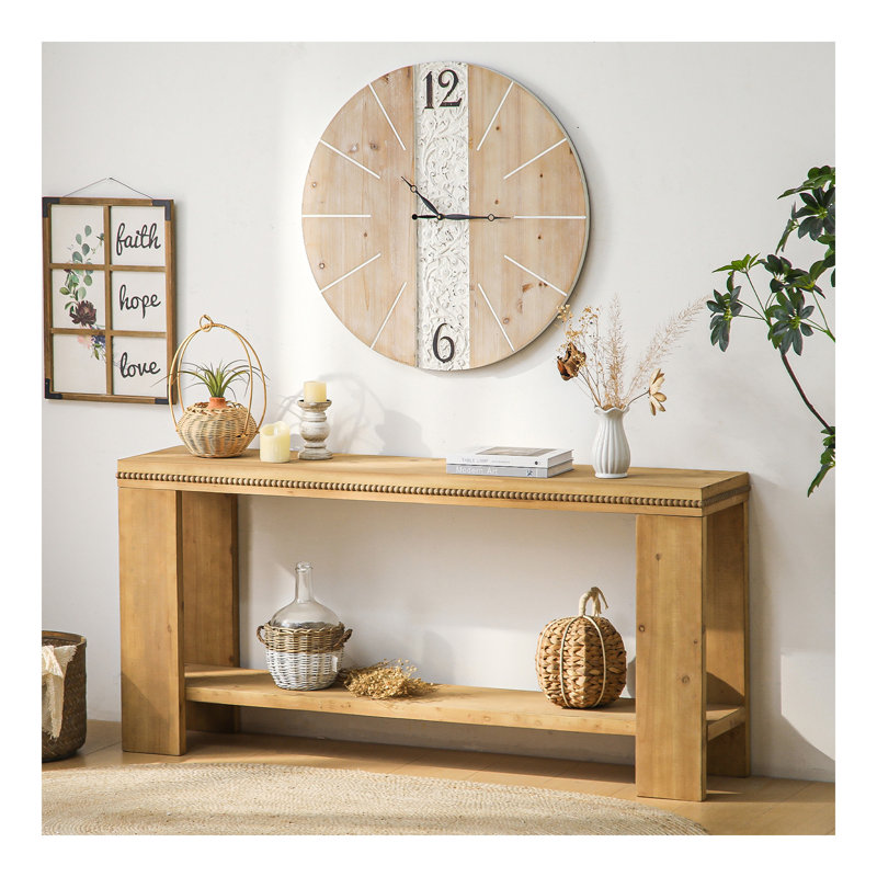 Console 63 "avec tablette de rangement Boho