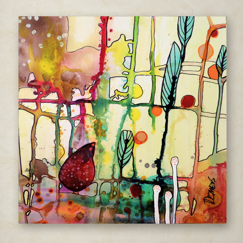 Sylvie Demers Abstract Canvas Print in Multicolor, 27" x 33"