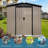 6 ft. W x 4 ft. D Outdoor Storage Shed, Metal Sheds Tool Shed with Lockable Sliding Doors