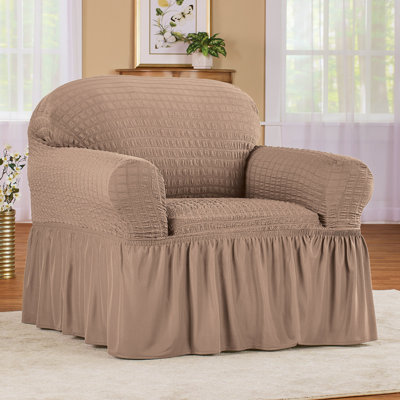 Polyester Box Cushion Armchair Slipcover