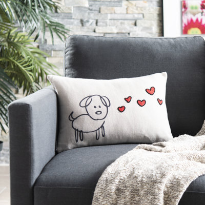 Animal Love Animal Print Reversible Throw Pillow