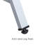 Rectangular Height Adjustable 128cm L Training Table Set and Chair Set