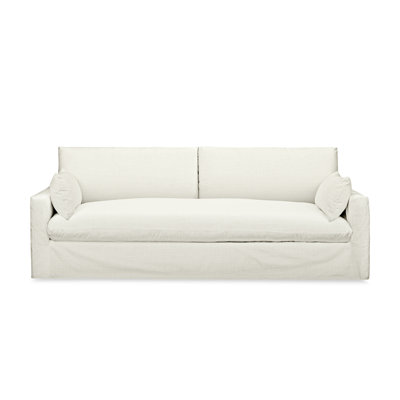 Luna 90"" Square Arm Slipcovered Sofa with Reversible Cushions -  Birch Lane™, 0E60A8EC1C27423FABE525CD10D4F11A