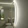 Aevar Simple & Modern Back LED Lighted Anti-fog Round Bathroom/Vanity Mirror