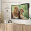 Animal «Couple de lion, art mural»-101779406