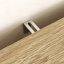 Commode 9 tiroirs avec façade en rotin bohème et finition naturelle-130670367
