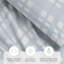 Ensemble de draps en flanelle 100% coton Rockport-922551079