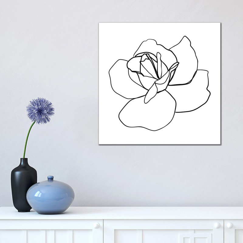 Botanical №7 Square by Blek Prints - Wrapped Canvas Print, 45.72 cm H x 45.72 cm W x 1.91 cm D