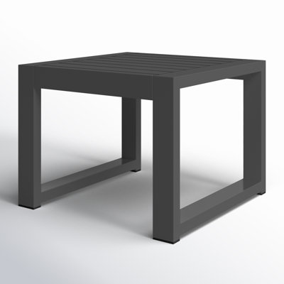 Hoyt 20.48” Outdoor Aluminum End Table