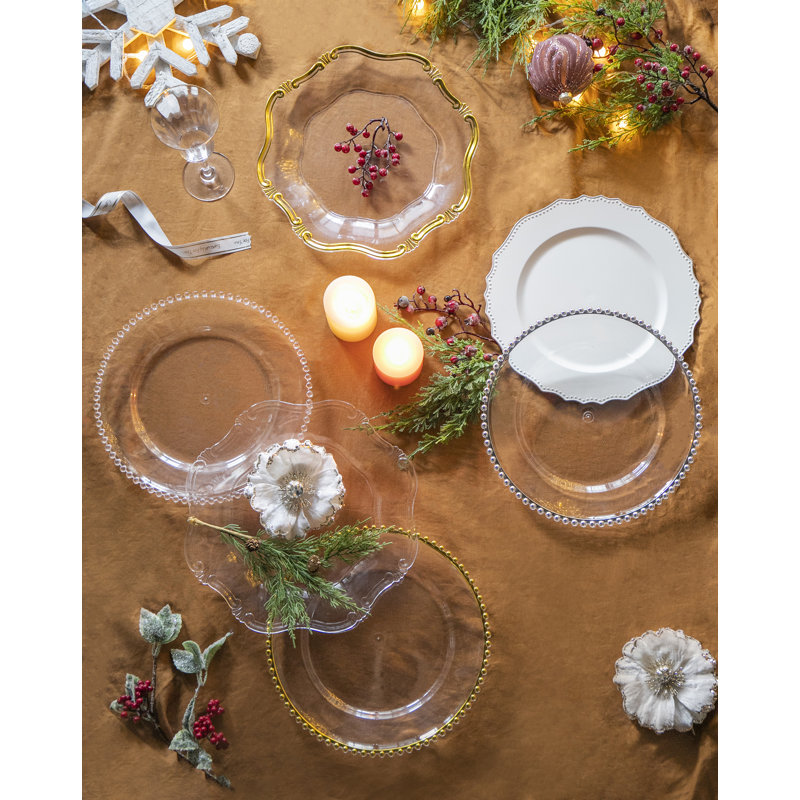 Assiette décorative Azmi, Transparent