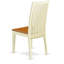 L'ensemble de table et de chaises de cuisine 3 pièces comprend une table de salle à manger rectangulaire avec rallonge papillon et 2 chaises en bois massif, babeurre 32 po x 54 po-1198814243-1098687460-1113607531