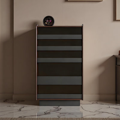 Light luxury fashion storage shoe cabinet