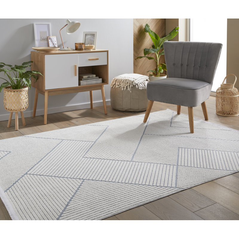 Lilia Geometric Indoor / Outdoor Area Rug, Rectangle 190 x 290cm