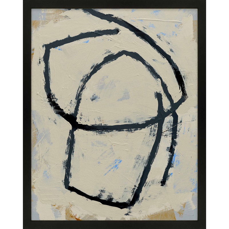 Twisted 1 by Jacques Pilon, Black Framed Paper, 20" H x 16" W x 1.25" D