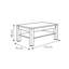 Abbeville coffee table with storage space