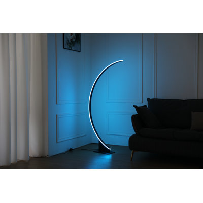 Quadira 56'' LED Arched Floor Lamp