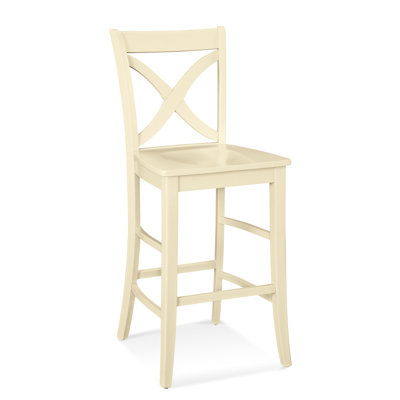 Hues Solid Wood Counter Stool