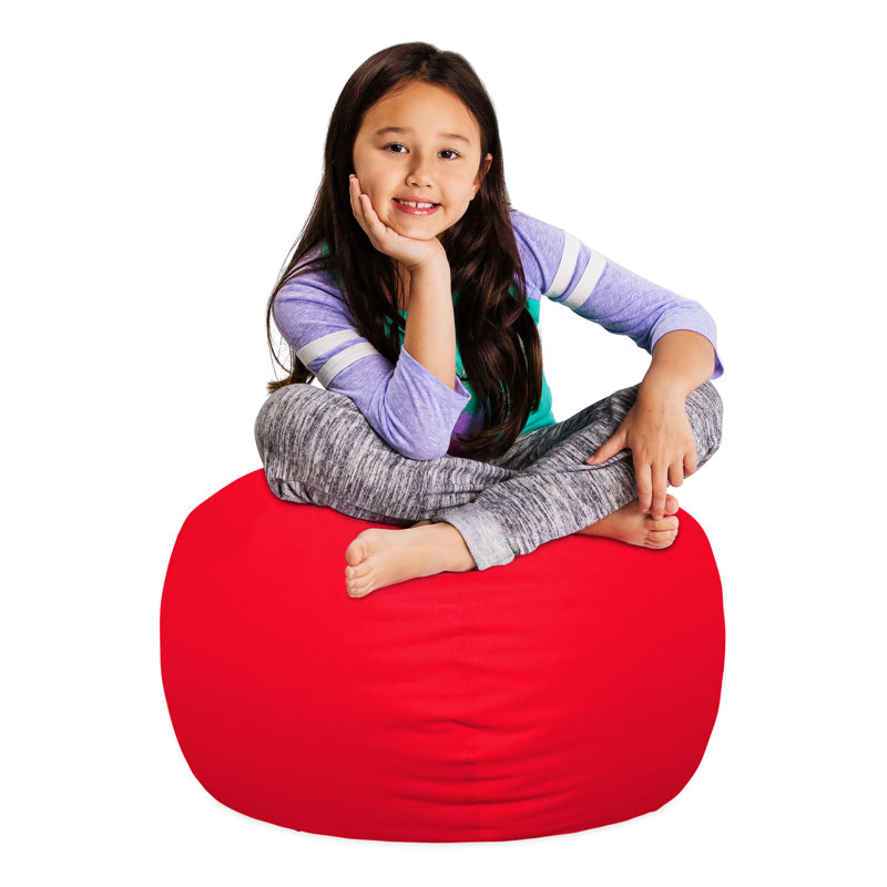 Housse pour fauteuil à billes Kids, Moyen - 27 po, Rouge uni