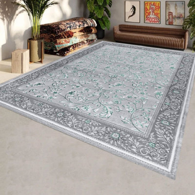 Floral Dhurrie Indoor / Outdoor